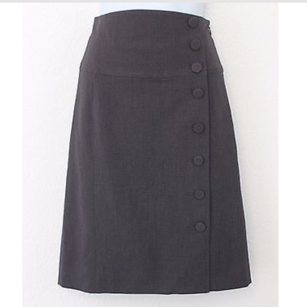 Elevenses Anthropologie Button Skirt